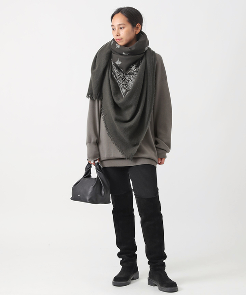 AP STUDIO ニット Relax-sized Tunic Pullover レディース