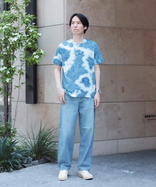 ワイドパンツ ジーンズ 「OMNIGOD mens / オムニゴッド」 10ozデニム 5Pイージールーズジーンズ メンズの画像