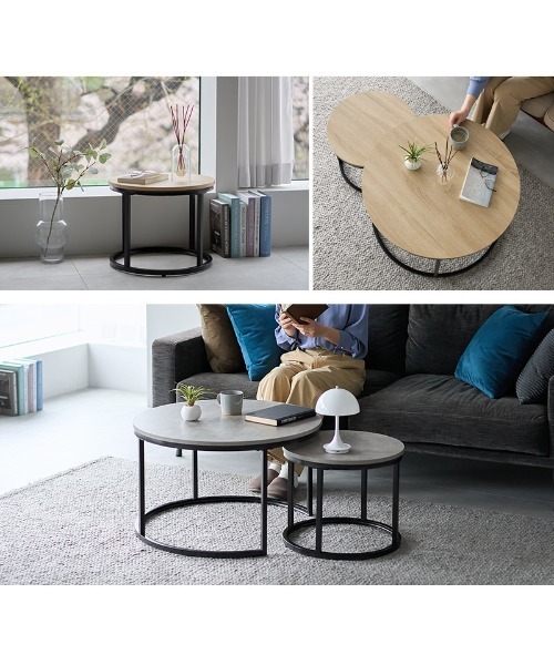 東京家具 家具 ラウンドネストテーブル : ZOZOTOWN Yahoo!店 - 通販
