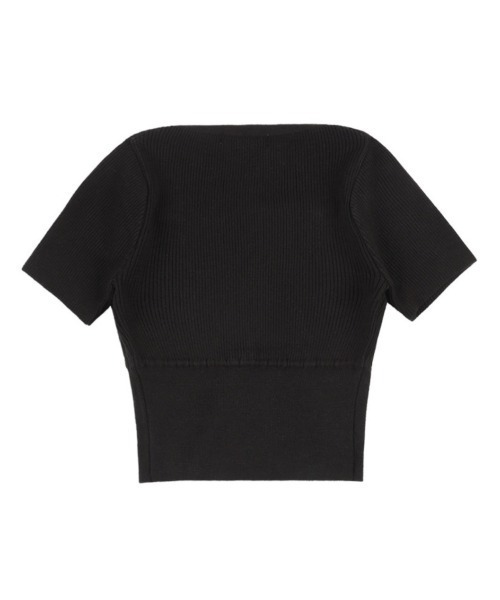 FANCY CLUB カーディガン 「FANCY CLUB」TWO-RIBBON CROP