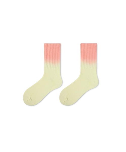 mosox 靴下 「mosox」ユニセックスふんわりタイダイ染めソックス