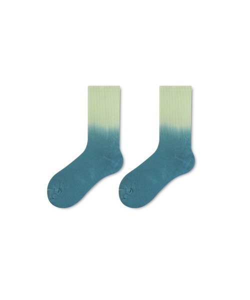 mosox 靴下 「mosox」ユニセックスふんわりタイダイ染めソックス