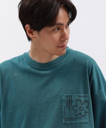 tシャツ ピグメントフラワーポケットＴ / 130452 メンズ｜ZOZOTOWN Yahoo!店