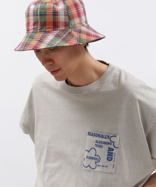 LAKOLE tシャツ ピグメントフラワーポケットT / 130452 メンズ 