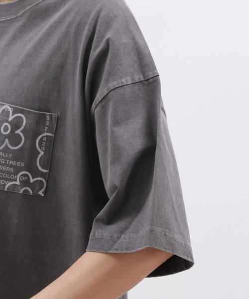 LAKOLE tシャツ ピグメントフラワーポケットT / 130452 メンズ 