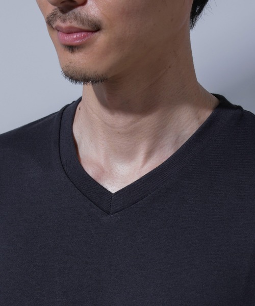 NANO universe tシャツ Anti Soaked(R) 汗染み防止 VネックT
