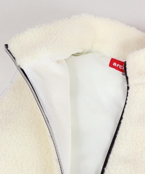 archivio（アルチビオ） ベスト ジレ 「LADIES」ボア切替中綿ベスト