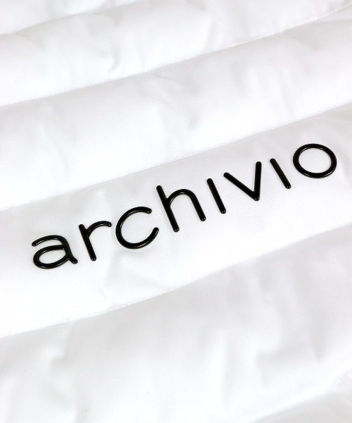 archivio（アルチビオ） ベスト ジレ 「LADIES」ボア切替中綿ベスト