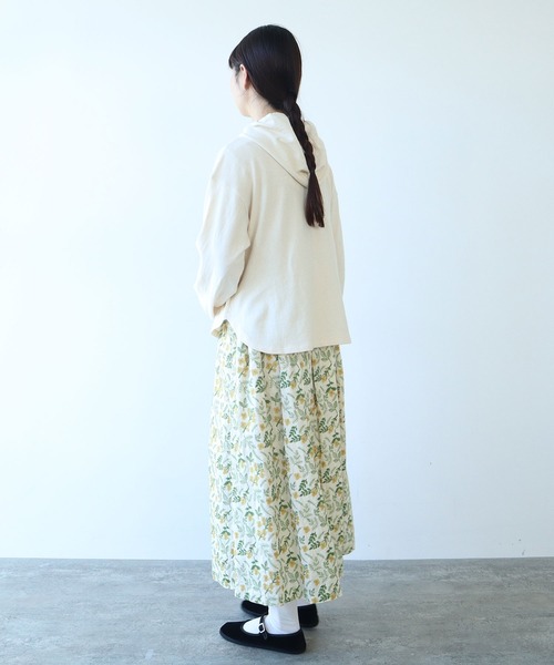 bulle de savon 花柄　スカート セール】菜の花刺繍 スカート（スカート）｜bulle de savon