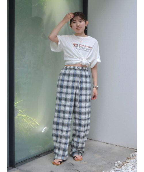 Ungrid（アングリッド） パンツ チェックラフパンツ レディース