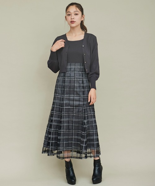 31 Sons de mode（トランテアン ソン ドゥ モード） ワンピース カーデ