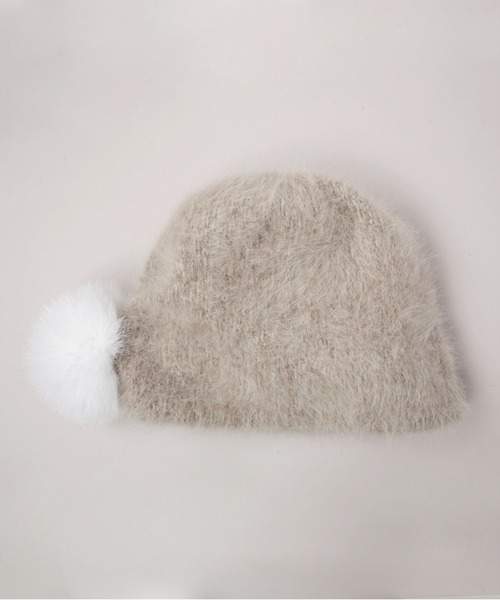 MARAFUR HAT ベージュ ファー MARAFUR HAT ベージュ ファー