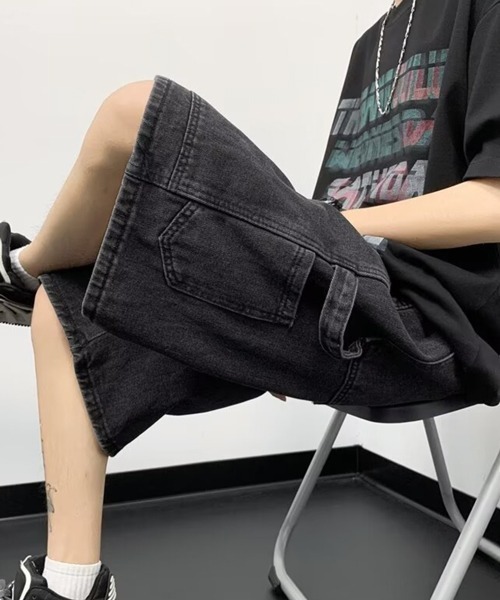 NOWLE（ノウル） ジーンズ 「NOWLE」スタッズ デザイン デニム ハーフ