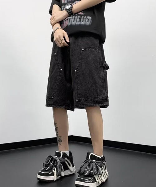 NOWLE（ノウル） ジーンズ 「NOWLE」スタッズ デザイン デニム ハーフ