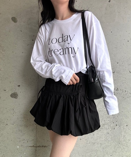 t出品 tシャツ ロゴプリントロングTシャツ レディース : ZOZOTOWN Yahoo!店