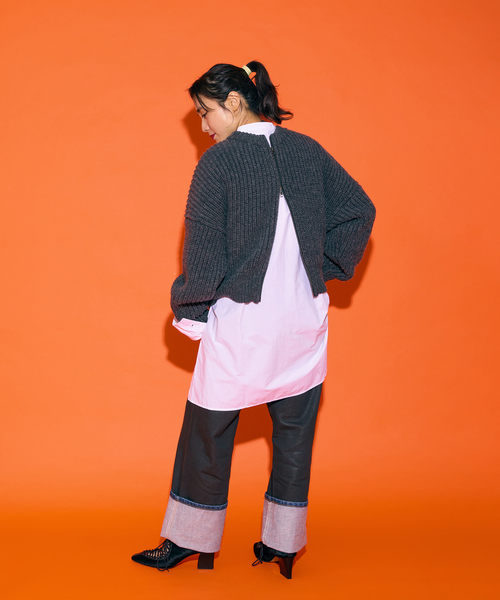 CITYSHOP ニット THE MOOD ジップアップ カーディガン レディース 