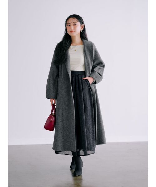 tシャツ アシメタックベロアトップス「低身長・小柄女性
