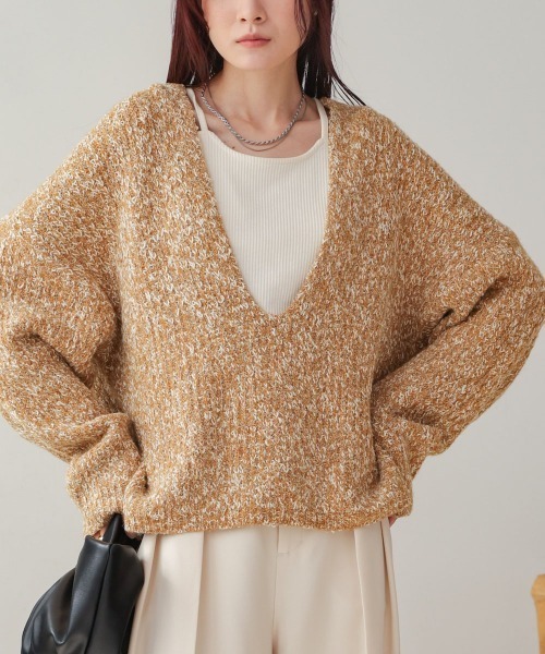 売れ筋商品|||ビーヤング ニット&セーター レディース アウター BYSky - Jumper - stonewash mix ビーヤング レディース ニット&セーター アウター BYSky