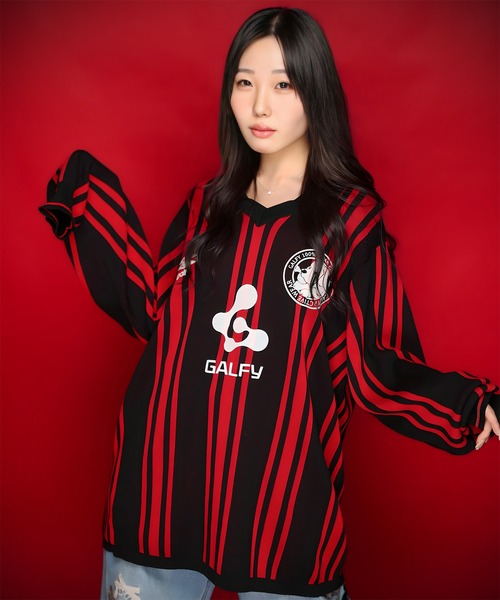 ブラウス シャツ 「GALFY/ガルフィー」ワンワンFCニットユニフォーム レディース メンズ セール】『GALFY/ガルフィー』ワンワンFCニットユニフォーム