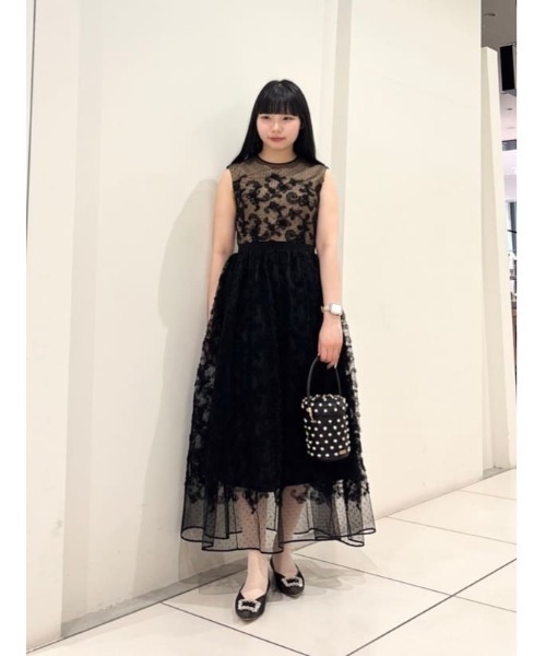 未使用品【LOULOU WILLOUGHBY】フリリードッキングチュニック　Ｍ LOULOU WILLOUGHBY】RATTIフラワープリント衿付きワンピース