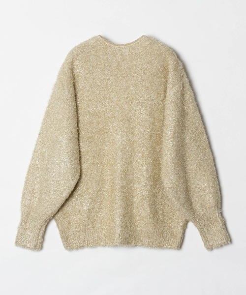 「allureville」 ニットカーディガン 2 ゴールド レディース_画像6