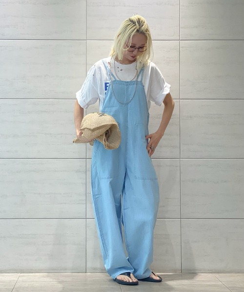 Johnbull（ジョンブル） サロペット オーバーオール シャンブレー