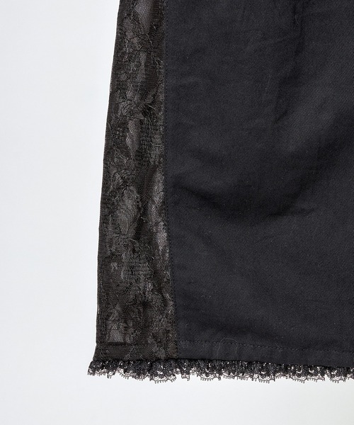 AVENCHUMU パンツ Lacy garter wide pants レディース