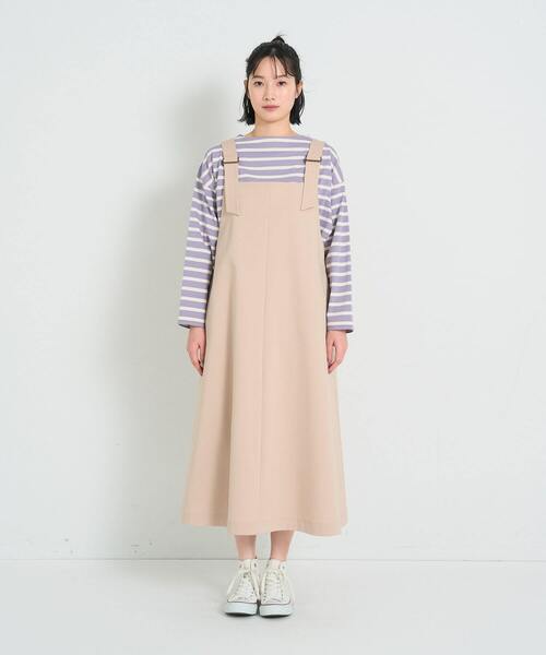 コンジェペイエ　ミリタリーキャミワンピース　ジャンパースカート conges payes ADIEU TRISTESSE（コンジェペイエアデュートリステス