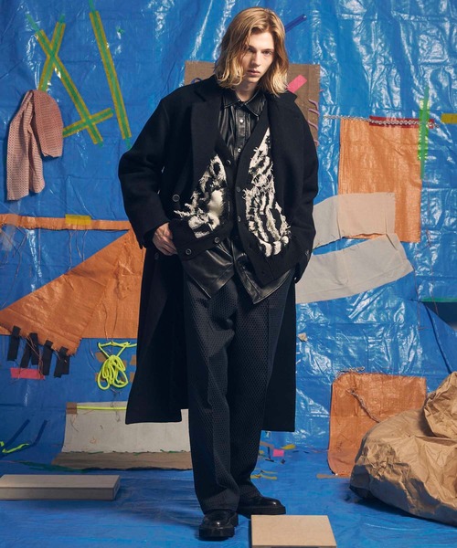 MAISON SPECIAL ネイビー チェスターコート size1 MAISON SPECIAL（メゾンスペシャル） チェスターコート 1 ネイビー