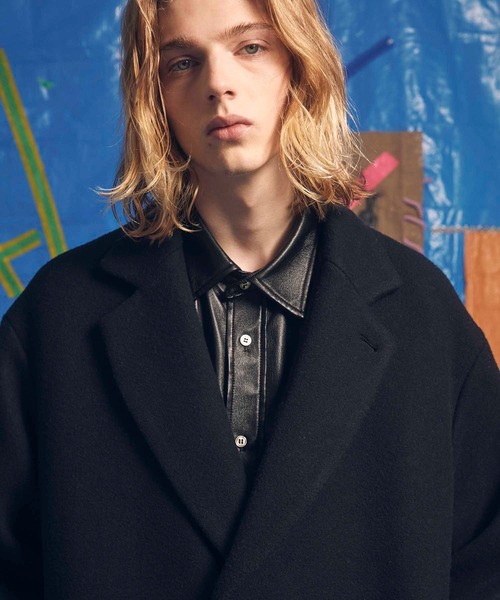 【極美品】 MAISON SPECIAL / MA-1チェスターコート/ネイビー MAISON SPECIAL（メゾンスペシャル） チェスターコート 1 ネイビー