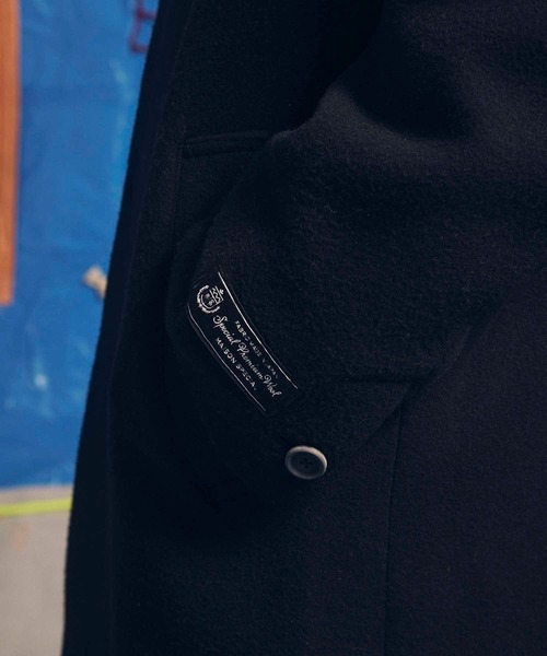 MAISON SPECIAL（メゾンスペシャル） チェスターコート 1 ネイビー