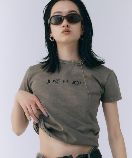 JOSEMOON OVERDIE T SHIRT ブラウン JOSE MOON tシャツ OVERDIE T SHIRT/オーバーダイTシャツ