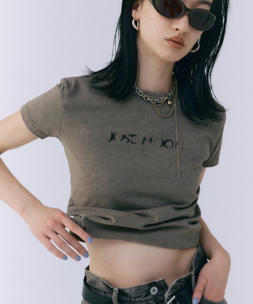 JOSE MOON tシャツ OVERDIE T SHIRT/オーバーダイTシャツ