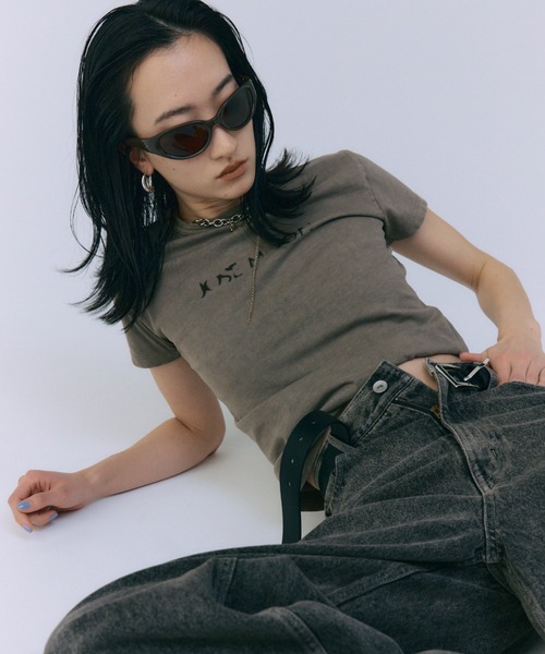 おまめちゃん 様　 JEANS レディースTシャツ クロップド丈 Amazon | [JINZUOMA] レディース 半袖 Tシャツ クロップドT
