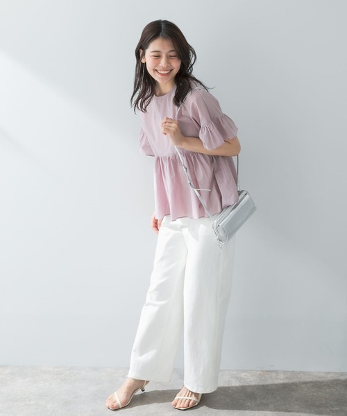 ドットサイドギャザーブラウス | 2024 AW Collection| yori