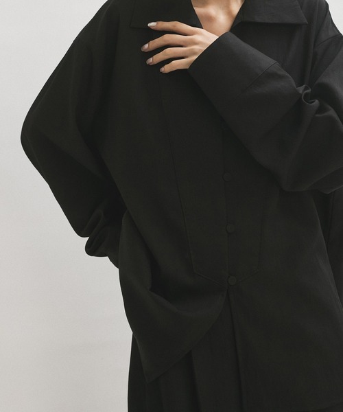 ブラウス シャツ 「サステナブル」オックスボザムシャツ レディース ADAM ET ROPE' ブラウス シャツ 「サステナブル」オックスボザム