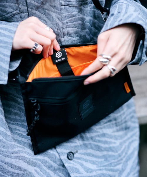 OLEND BACKPACKS ブラックバッグ EDGELINK ショルダーバッグ メンズ スケートフルパツク 60321