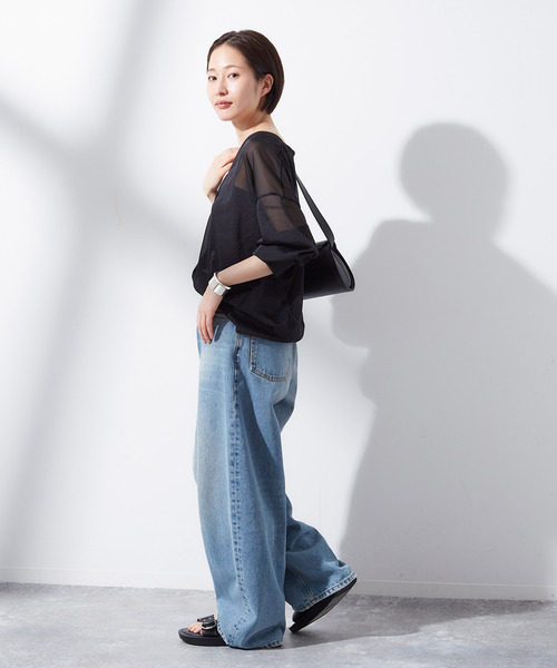 カーディガン 「追加2」オーガンジーカーディガン レディース journal standard L'essage カーディガン 「追加2」オーガンジー