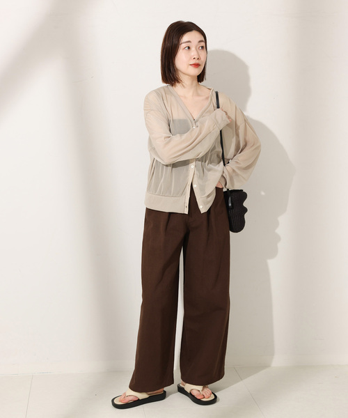 カーディガン 「追加2」オーガンジーカーディガン レディース journal standard L'essage カーディガン 「追加2」オーガンジー