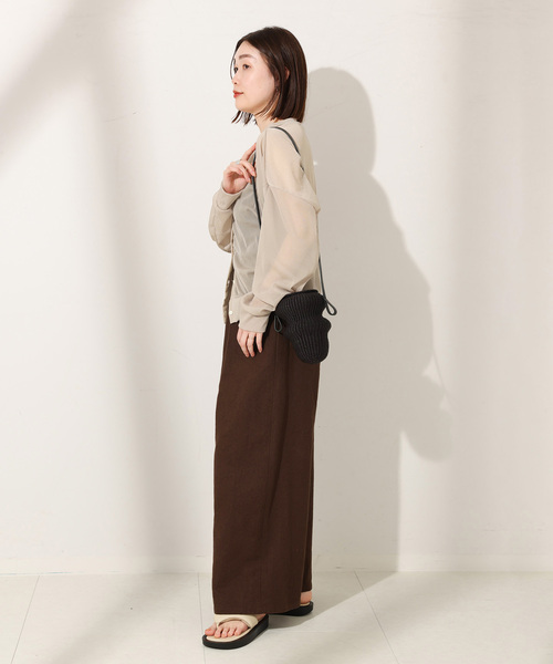 journal standard L'essage カーディガン 「追加2」オーガンジー