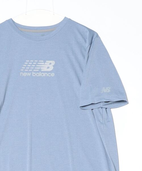 New Balance tシャツ Athletics ランニンググラフィックショート