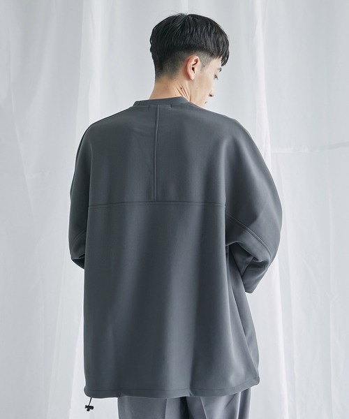 PUBLIC TOKYO 「PUBLIC TOKYO」 7分袖Tシャツ 1 ダークグレー