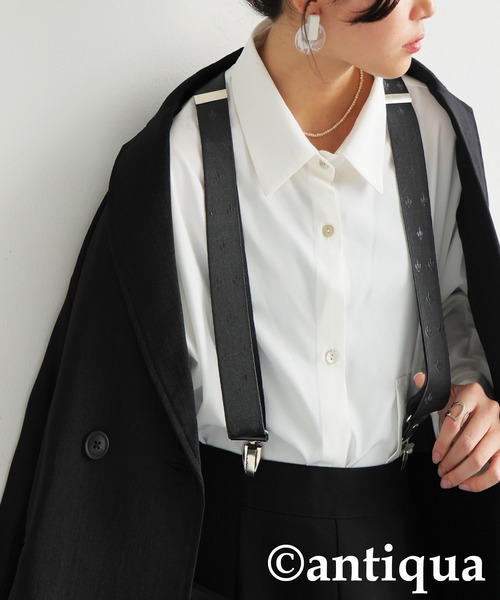 RRL 幾何学模様 サスペンダー antiqua サスペンダー 幾何学柄サスペンダー レディース メンズ