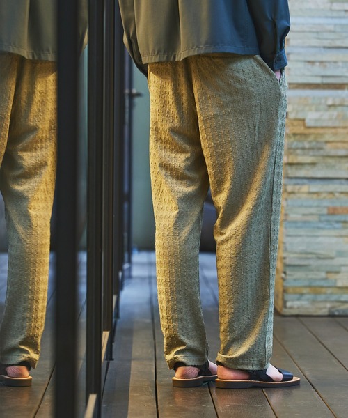 ABAHOUSE（アバハウス） パンツ シャーリングケーブル リラックス