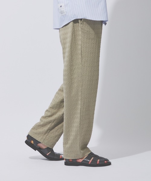 ABAHOUSE（アバハウス） パンツ シャーリングケーブル リラックス