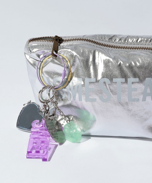 [入手困難] 韓国限定 アクリルバインダーリボンキーリング ☆韓国雑貨☆ALLGRAY☆アクリル キーリン.グ☆ (allgray