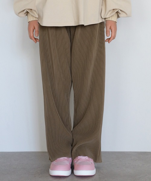 パンツ セルフカットプリーツパンツ キッズ 子供服 男の子 女の子 | Bonjour Sagan | 02