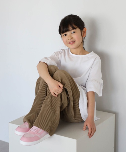 パンツ セルフカットプリーツパンツ キッズ 子供服 男の子 女の子 | Bonjour Sagan | 18
