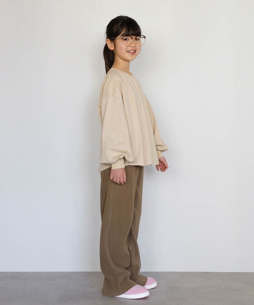 パンツ セルフカットプリーツパンツ キッズ 子供服 男の子 女の子 | Bonjour Sagan | 22