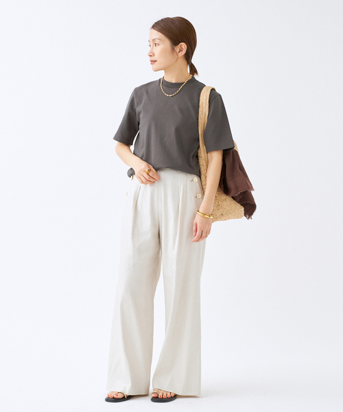 IENA ATON/別注 AIR SPINNING OVER SIZE TEE IENA tシャツ ATON/エイトン 別注 AIR SPINNING OVER SIZE TEE T